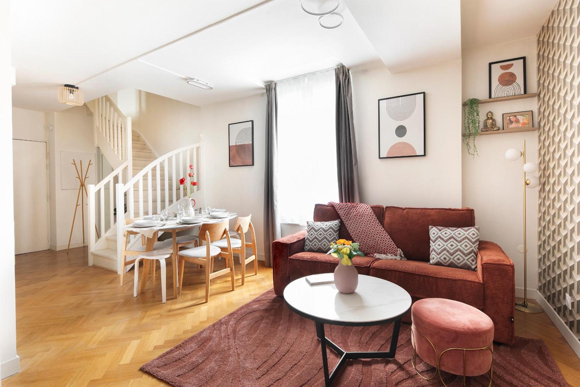 Appartement Vertus Paris Rum bild
